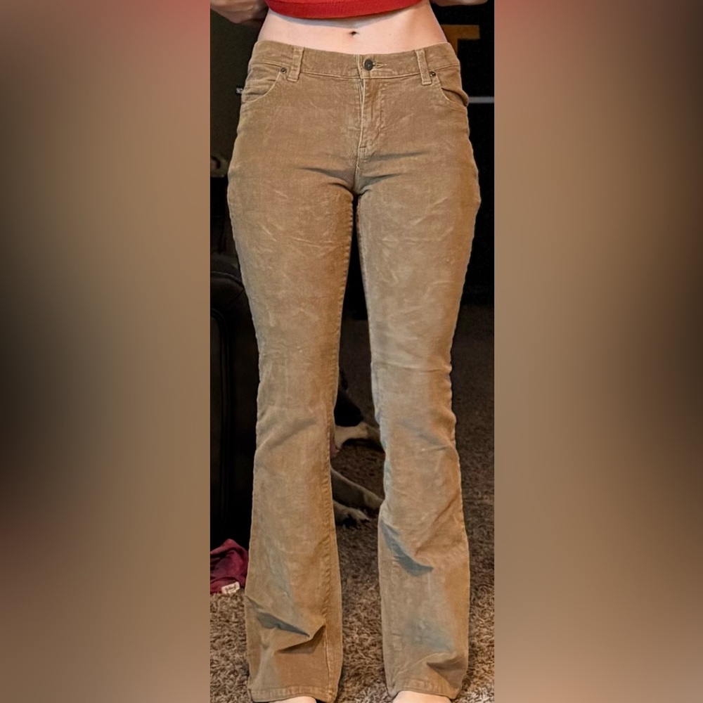 Vintage Tyte Corduroy Brown Bootcut Mid Rise Pants 3 26